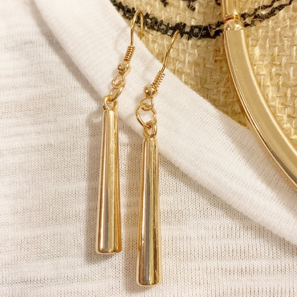 Glam Gold Tassel Statement Set – Necklace & Earrings (NWT) - Picture 8 of 9